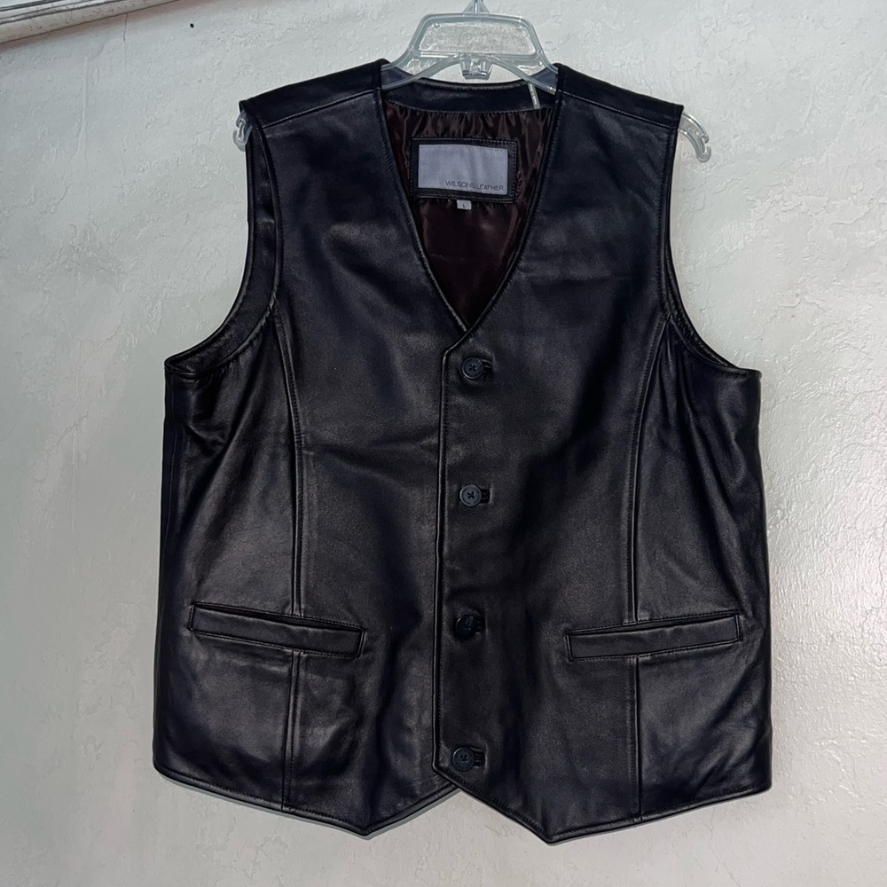 Brown Wilson’s Leather Vest (M)